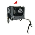 thumbnail image 6 of Dog Bike Trailer - Folding Pet Carrier for Bicycle, 20 Inch Wheels, Safety Flag, 6 of 9