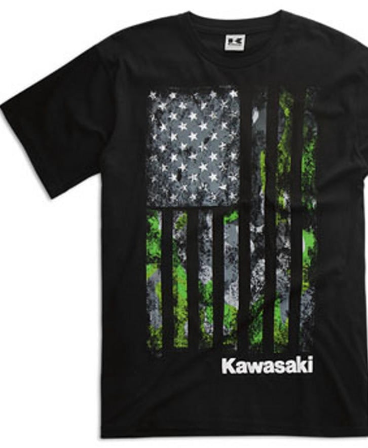 camo shirt with american flag