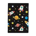 thumbnail image 3 of CHAQLIN Space Print Kids Trifold Wallet for Travel, Polyester Children's Wallet with Portable Slim Trifold Money Organizer, 3 of 7