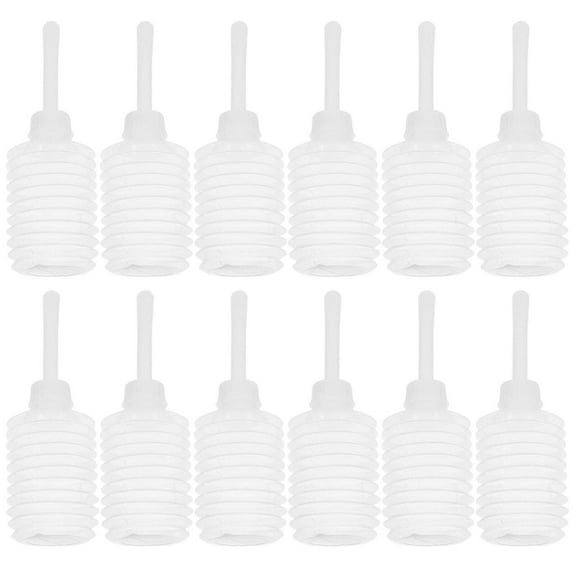 12 Pcs 200ml Portable Disposable Clear Enema Douche Applicator Bottle Anal Applicator Cleaning Tool For Women Men (transparent) Zekai