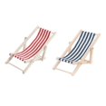 thumbnail image 1 of 2Pcs Mini Wooden Recliner Dollhouse Decor Recliner Lovely Recliner Props, 1 of 4