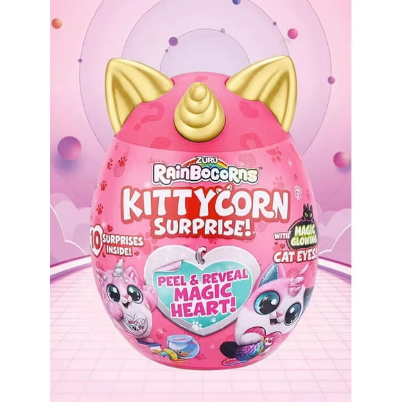 Meow Meow Battle Surprise Egg Yunbo Unicorn Magic Egg Blind Box Baby Plush Children's Gift Toy by Zuru