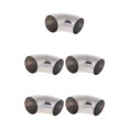 thumbnail image 1 of Redempat Durable CarAuto 201 Stainless Steel 90-Degree Bend Elbow Exhaust Pipe 2-inch Enhanced Performance Type1 5Set, 1 of 1