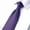 Deep Purple, variant on Light Blue Striped Solid Color 3.15" Necktie Men's Formal Shirt Accessories Trendy Fashion Hand Knotted 8CM Tie