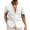 White, variant on CBGELRT Mens Shirts Classic Mens Button up Shirts Mens Solid Short Sleeve Shirt Button Cotton Linen Shirt White L