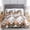 Brown, variant on Grid Patchwork Quilt Set Queen Size 3 Pcs Purple Bedspread Lightweight Adult(96"x 90")