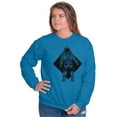 thumbnail image 3 of Astronaut Space Celestial Spirit Sweatshirt for Men or Women Brisco Brands 2X, 3 of 6