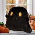 thumbnail image 4 of PPgejGEK Halloween Cute Scythe Ghost Pillow Black Gothic Decor Cushion Cozy Accent Pillow for Living Room Bedroom Halloween Theme Enthusiasts, 4 of 4