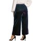 thumbnail image 3 of Pantalones brillantes de mujer Agnes Orinda en tallas grandes, metálicos y brillantes, con cintura elástica y pierna ancha, 3X, púrpura y azul, 3 of 6