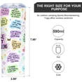 thumbnail image 3 of 20 Oz Appreciation Gift for Women,Nurse Daily Affirmations Gift,Unique Practitioner Funny Gift for Nurse,Nurse Birthday Gift,Positive Inspirational Gift,Vacuum Double Wall Skinny Tumbler with Lid, 3 of 6
