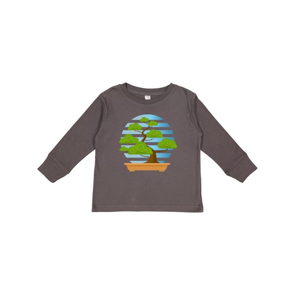Inktastic Bonsai Tree Garden Girls Long Sleeve Toddler T-Shirt