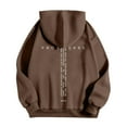thumbnail image 5 of XIAOCHA Mens Hoodies Religious Proverbs 3:5 - 29 Scripture Letter Printed Hoodie Retro Oversized Pullover Long Sleeves Trendy Streetwear, 5 of 6