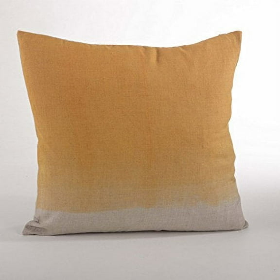 Maratea Ombre Down Filled Throw Pillow, 20-inch Square (Marigold)