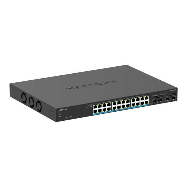NETGEAR MS324TXUP - Switch - ultra60 - L2+ - smart - 4 x SFP+ + 20 x 100/1000/2.5G - desktop, rack-mountable - PoE++ (720 W) - with ProSupport 24x7 Advanced Technical Support 90 days