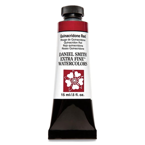 Daniel Smith Extra Fine Watercolor, 15 ml, Quinacridone Red