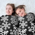 thumbnail image 5 of Black Christmas Snowflake Pattern Round Blanket,Comfortable Soft Flannel Throw Blanket,All Season,Warm Lightweight Blankets for Sofa Bed Couch Living Room Chair 47"x47", 5 of 5