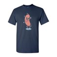 thumbnail image 1 of Excited Sausage Happy Wiener BeanePod Artworks Art Funny DT Adult T-Shirt Tee, 1 of 2