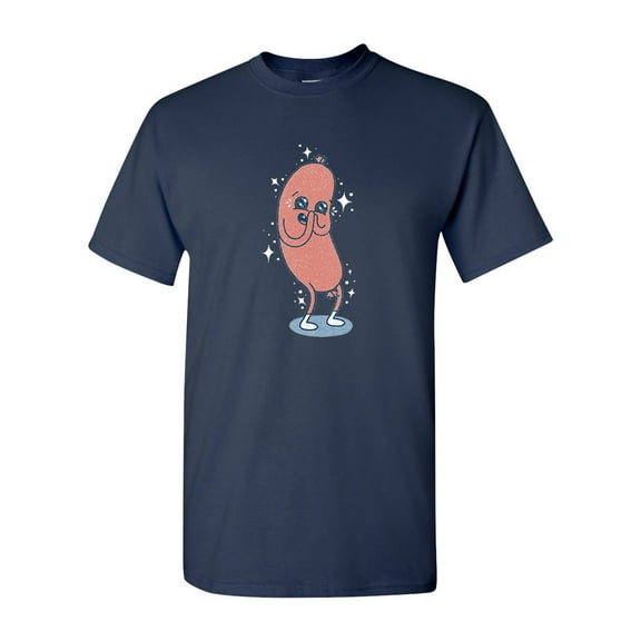 Excited Sausage Happy Wiener BeanePod Artworks Art Funny DT Adult T-Shirt Tee