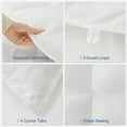 MH MYLUNE HOME Down Alternative Comforter, King Comforter White Fluffy