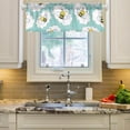 thumbnail image 2 of Coolnut Cute Bee Windows Valance Curtains, 54x18in Double Layer Short Blackout Window Topper Treatment for Bathroom,Kitchen,Living Room,Cafe Decor,1 Panel, 2 of 6
