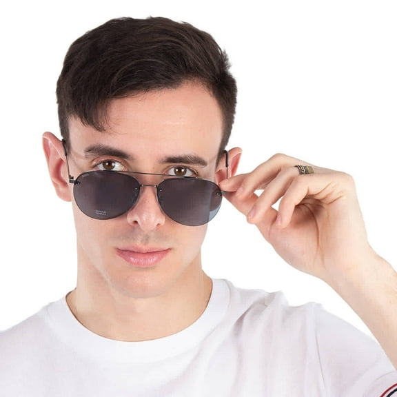 Hugo Boss Grey Pilot Men's Sunglasses BOSS 1537/F/SK 06LB/IR 62