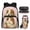 Pink Hear Pig Print, variant on Bulopur Watermelon Capybara Print Kids Backpack Set 4 Pcs Durable Waterproof Kids School Bag with Pencil Case and Water Bottle Cover for Capybara Lovers Kids