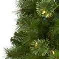 thumbnail image 5 of Nearly Natural 6ft Green Pencil Christmas Tree with 150 Clear LED Lights, 5 of 9