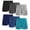 Black/Navy Blue/Charcoal/Light Gray/Denim Blue/Teal Blue, variant on Men's Cotton Knit Boxer Shorts, 6-Pack – Relaxed fit, button fly, and elastic waistband for comfort, Size S-XXL