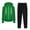 Green, variant on Women's 2 Piece Set Zipper Hoodie Jacket and Sweatpants Casual Tracksuit with Pockets for Athletic Running Sweat Track Suits Sets