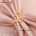 thumbnail image 1 of Deng Anillo de acero inoxidable con forma de coraz贸n para mujer, sortija de bailarina de Ballet, gimnasia r铆tmica, equipo deportivo, joyer铆a Para Hija, 1 of 2