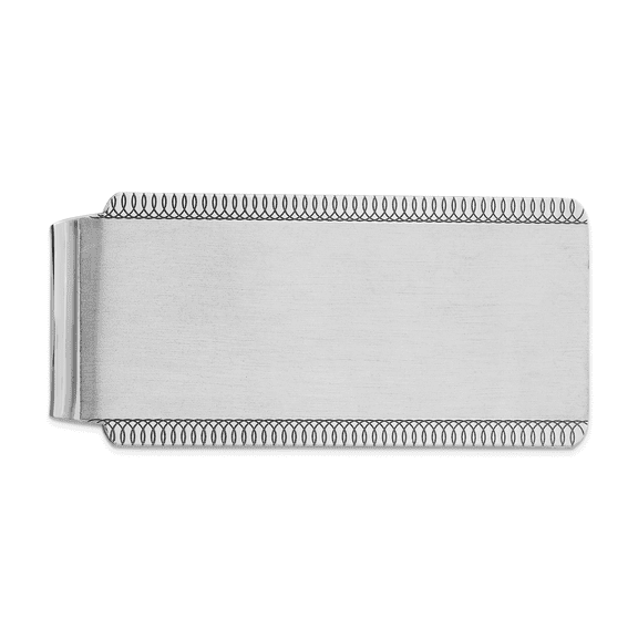 925 Sterling Silver Rhodium-plated Money Clip