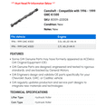 thumbnail image 2 of Camshaft - Compatible with 1996 - 1999 GMC K1500 1997 1998, 2 of 2