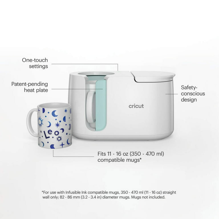Cricut Mug Press Machine with Mug Blanks, Botanicals Transfer