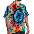 thumbnail image 2 of tie dye78 Men's Casual Hawaiian Shirt Printed Button Down Short Sleeve Summer Beach Shirts Unisex, 2 of 6