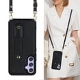 thumbnail image 5 of Tianyeda Crossbody Wallet Phone Case for Samsung Galaxy S26,PU Leather Case Back with Card Slot Magnetic Clasp Kickstand wrist holder black, 5 of 5