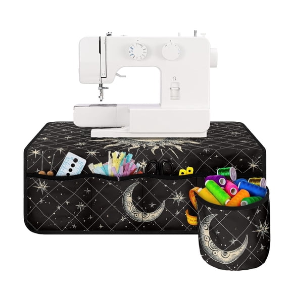 HELLHERO Sewing Machine Mat Dustproof Sun Removable Storage Bag Easy to Clean Removable and Washable for Friend Family Gift Sun