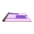 thumbnail image 2 of Ahgly Company Indoor Square Solid Purple Modern Area Rugs, 4' Square, 2 of 4
