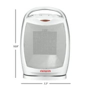 Aiwa Oscillating Room Heater with Handle, Overheat Protection, Tip over Auto Shutoff