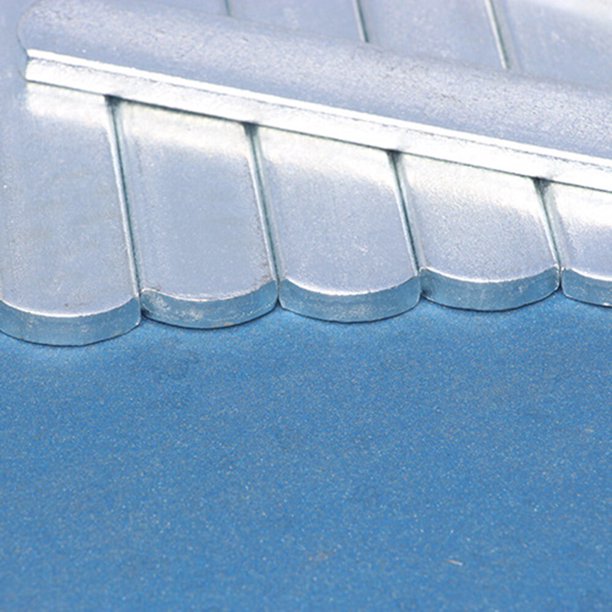 8PC Steel Weight Plates For Weighted Vests - 6x1 Inch Strength Training Plates