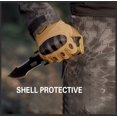 thumbnail image 4 of Guantes tácticos de caza para hombre, guantes de combate, guantes de montañismo con pantalla táctil para exteriores, color marrón, 1 par XL oso de fresa Electrónica, 4 of 5