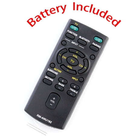 New Replaced RM-ANU192 Remote for Sony Sound Bar SS-WCT60 HT-CT60 sub RM-ANU191