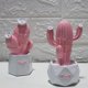 thumbnail image 2 of Nestingho En Forma De Cactus Rosa Para Adorno De Con Material Resistente, 2 of 7