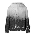 thumbnail image 3 of Mercatoo 𝗛oodie Girls Oversized Crewneck Sweatshirts Casual Hooded Flower Gradient 𝗛oodie Clothes Fall Fashion Outfits, 3 of 7