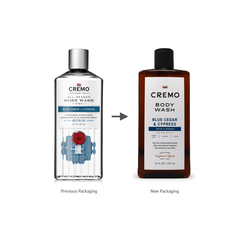 Cremo All Season Citrus Scented Body Wash, Blue Cedar Cremo All Season Citrus Scented Body Wash, Blue Cedar