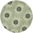 thumbnail image 4 of SAFAVIEH Soho Cedar Floral Wool Runner Rug, Light Blue/Multi, 2'6" x 12', 4 of 9