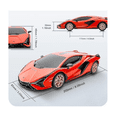 thumbnail image 5 of Coche Rc A Escala 1:24 Juguete Eléctrico Lamborghini Sián Fkp 37 Belug Rojo, 5 of 5