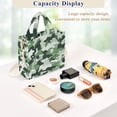 thumbnail image 5 of FORMRS Womens Corduroy Tote Bag Crossbody Shoulder Handbag with Pocket, Army Green Camouflage Pattern, 5 of 7