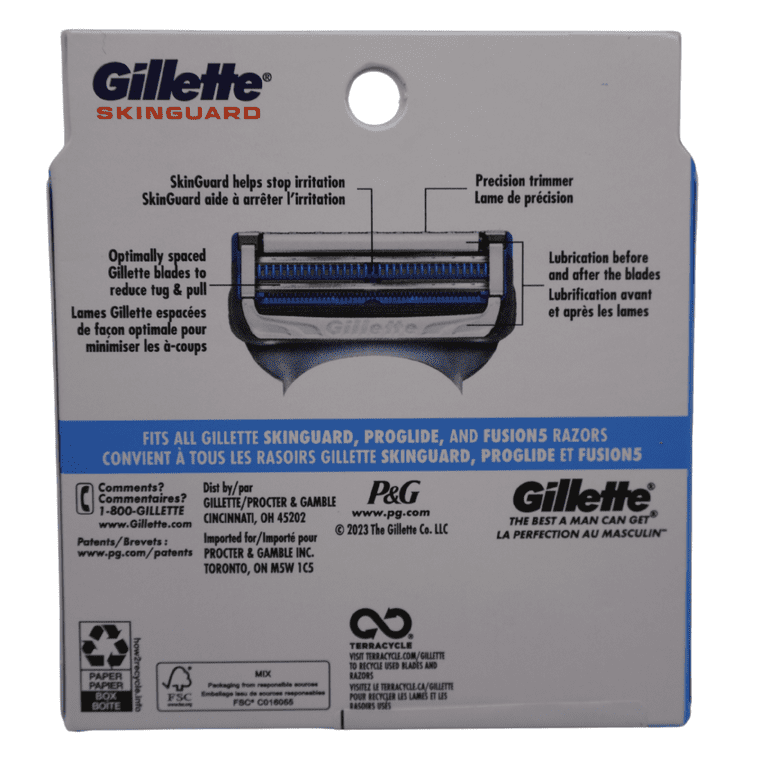 【電動タイプ】Gillette SkinGuard 8個入り Amazon.co.jp: Gillette ジレット スキンガード 電動タイプ 替刃