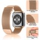 thumbnail image 3 of Correa metálica de acero inoxidable compatible con correa de Apple Watch de 42-45 mm, correa magnética ajustable, 3 of 5
