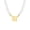 Gold 111, variant on Stainless Steel Simple Angel Number Pendant Necklace Artificial Pearls Collarbone Chain for Women Silver Plated 444